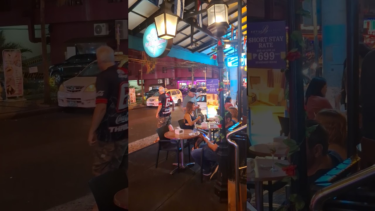 🇵🇭 CUTE FILIPINA WAITRESS GIRL AT CAFFEE CUBANA P BURGOS STREET MANILA MAKATI THE PHILIPPINES