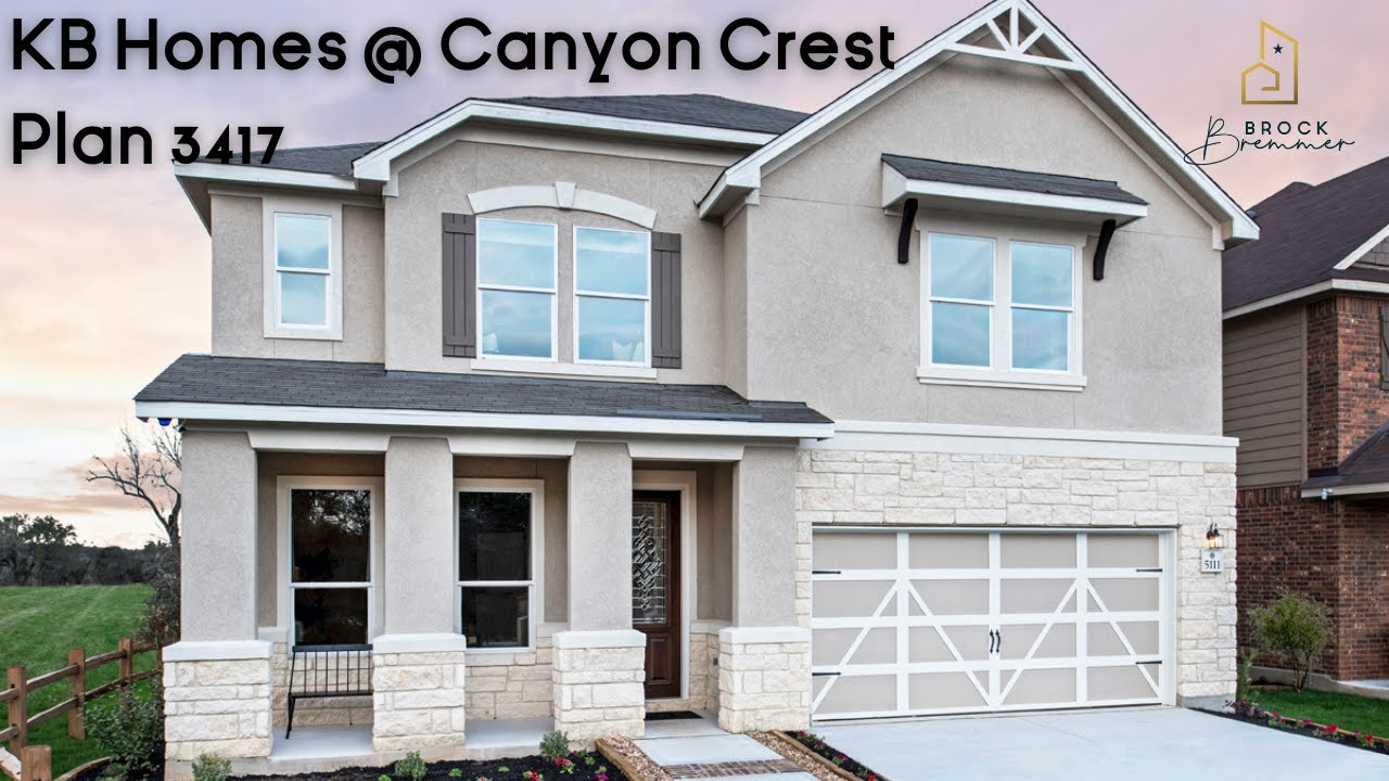 KB Homes | Canyon Crest | Plan 3417 | 3417 SF | 5 Bedroom | 2.5 Bath | San Antonio, Texas