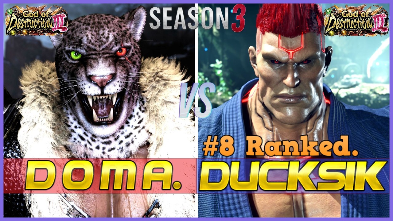 T8 ▰ DOMA (Armor King) Vs DUCKSIK (#8 Ranked Jack-8) ▰ Tekken 8 (SEASON 3) High Level Gameplay