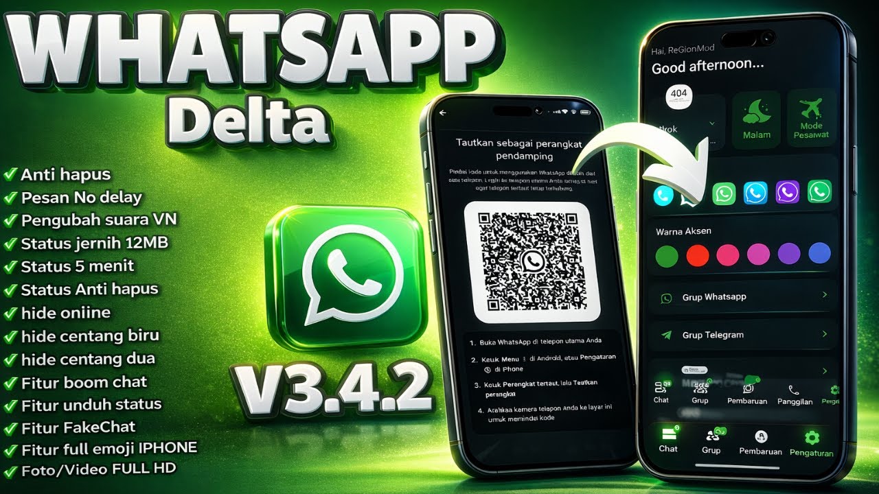 WhatsApp Delta V3.4.2  New Update || WhatsApp Mod Terbaru 2026 || WhatsApp DeltaTerbaru 2026  V3.4.2