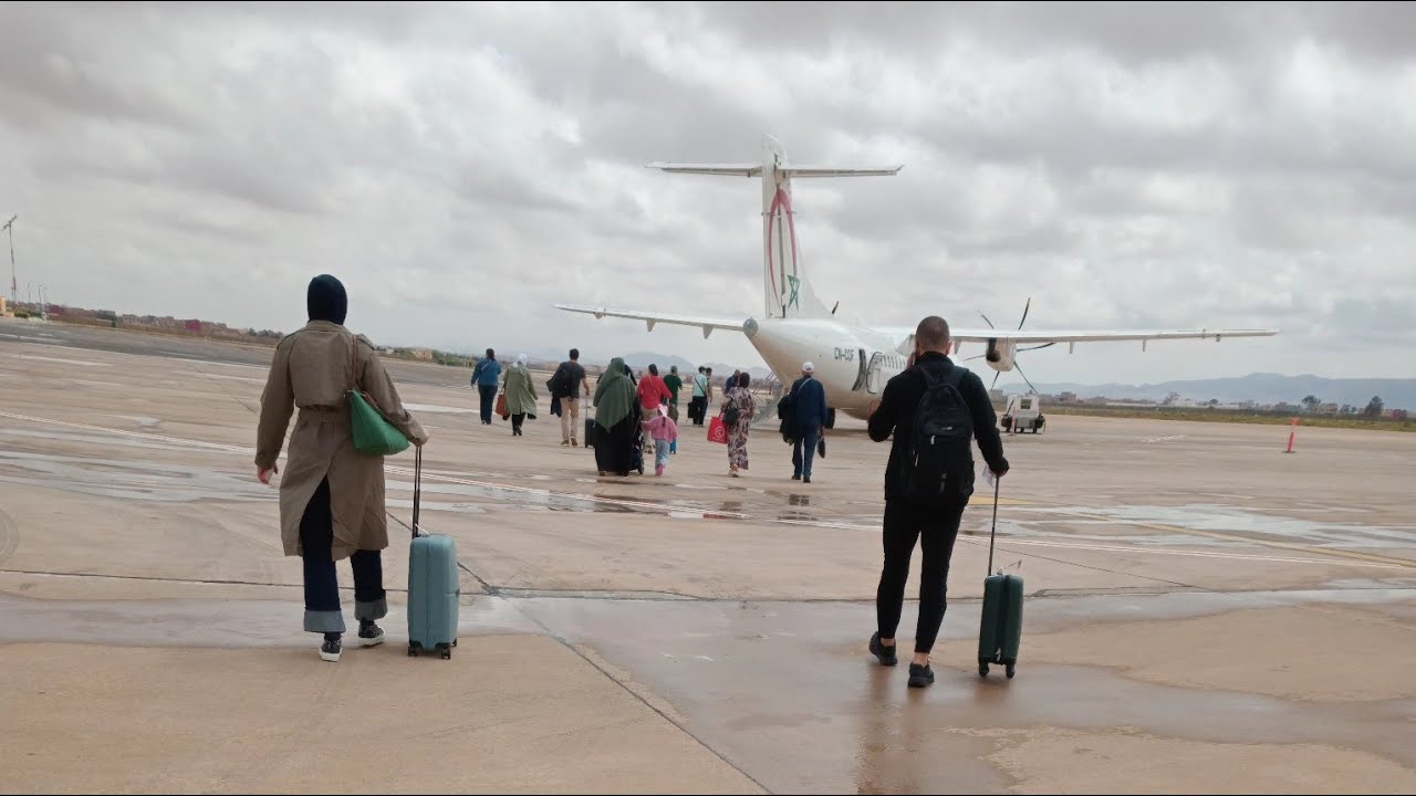 رحلة من مدينة الناظور إلى مدينة الدار البيضاء على متن الطائرة ~✈️  Vol nador to casablanca