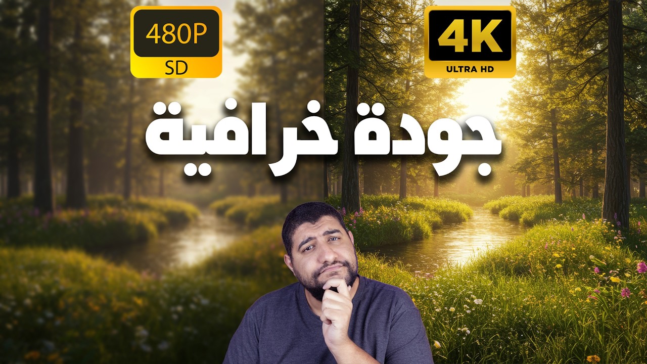 ارفع جودة أي فيديو للـ 4K والـ 8K بضغطة واحدة بالذكاء الاصطناعي
