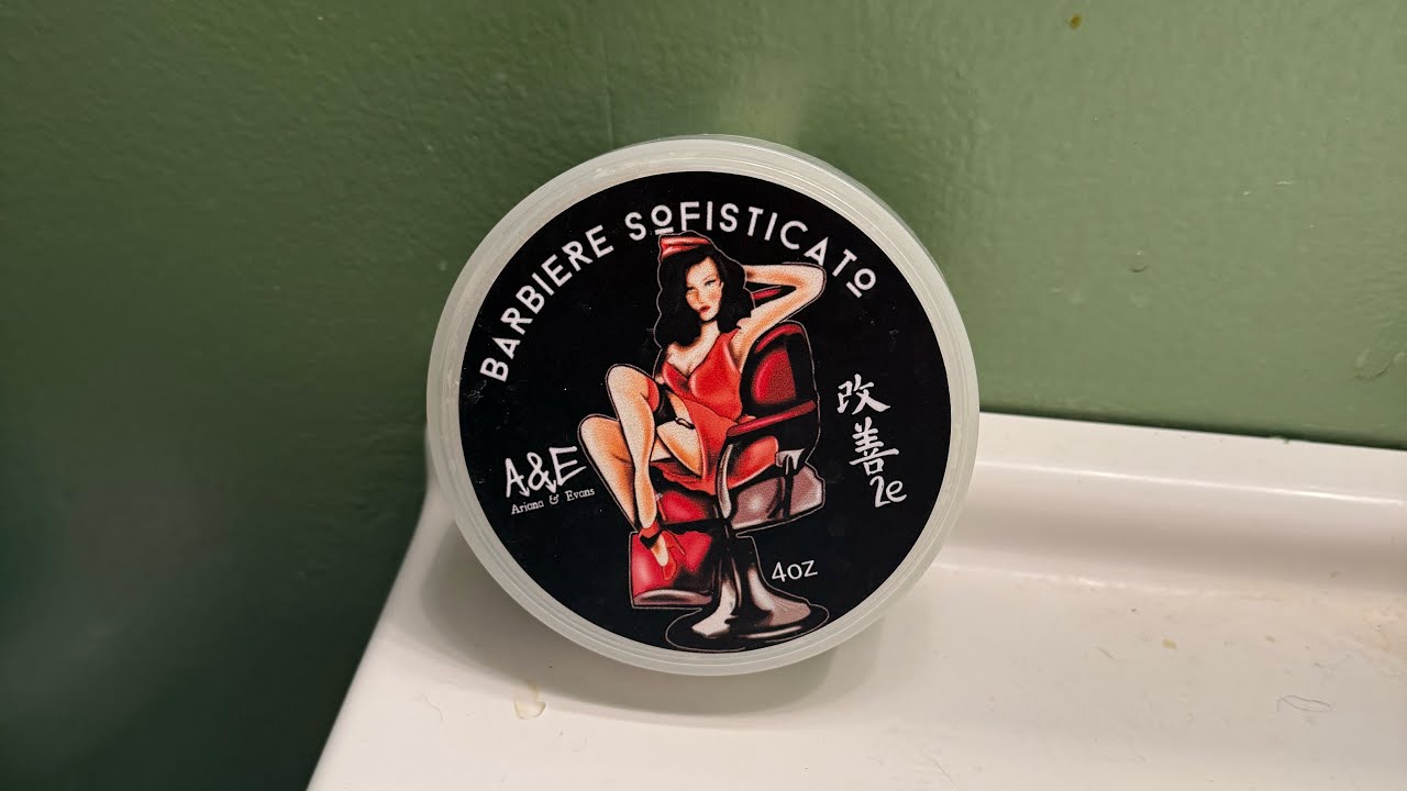AllenValley - Barbiere Sofisticato by Ariana & Evans shave soap review and shave