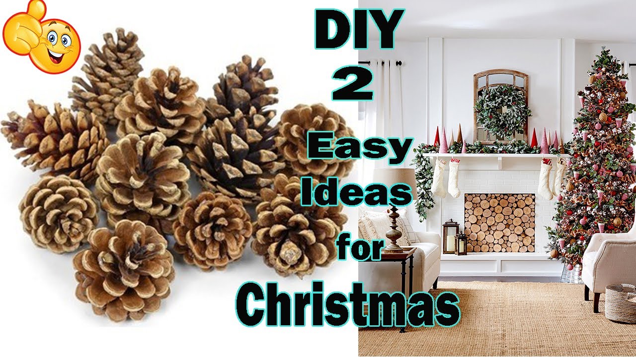 DIY - 2 Easy  Pine Cone Ideas for Christmas | Christmas Crafts #20
