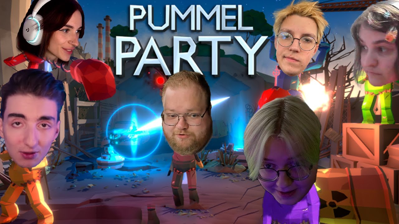 T2x2, mazellovvv, drakeoffc, nelyaray, RedFeed и fiku5golubev ИГРАЮТ В Pummel Party