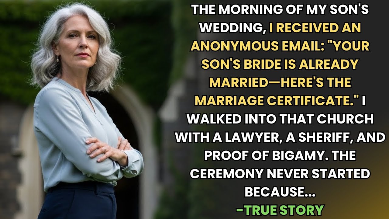 HER TRUE STORY FROM OHIO 👵💔 She Got an Email   Stopped Her Son's Wedding Minutes Before