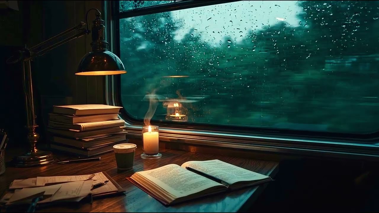 Night Train Study Music 🚆 | Cozy Focus Ambience for Deep Work