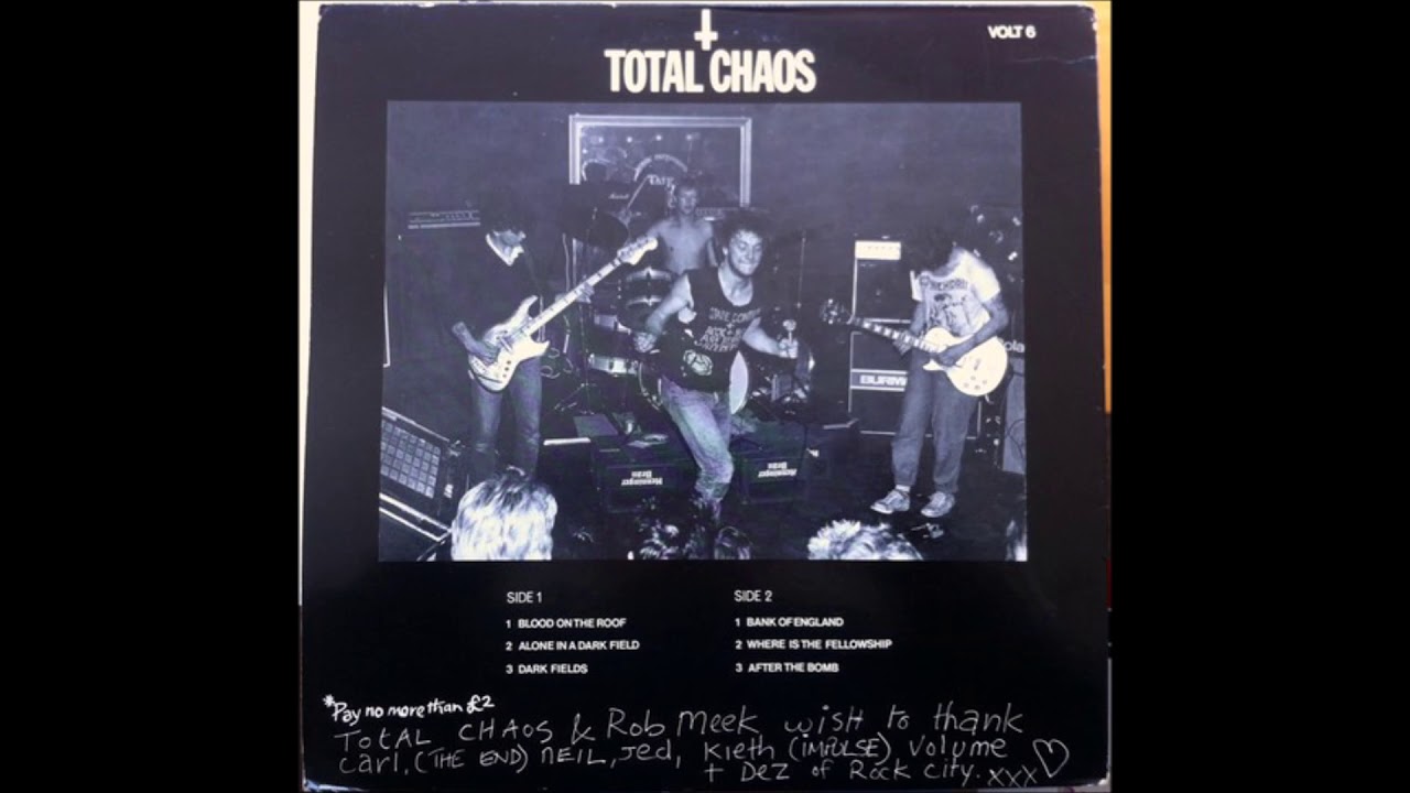 Total Chaos - Fields and Bombs ep (1983, uk)