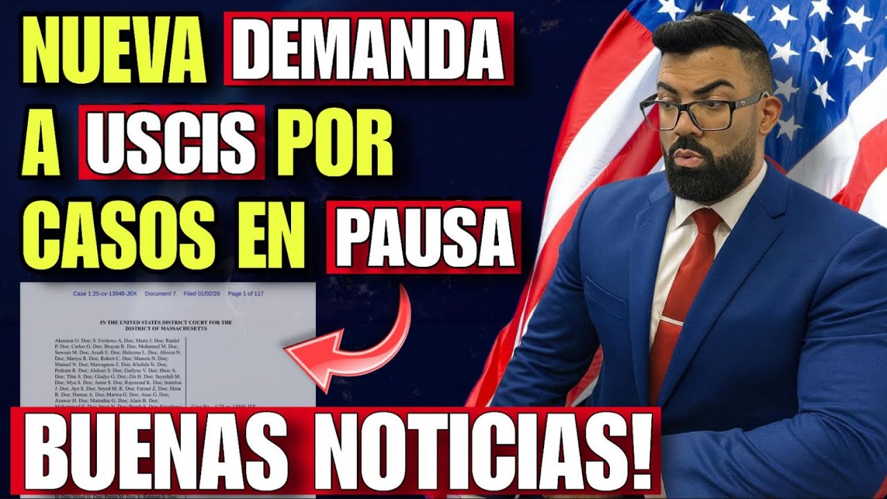 URGENTE: Presentan demanda contra USCIS por casos en pausa