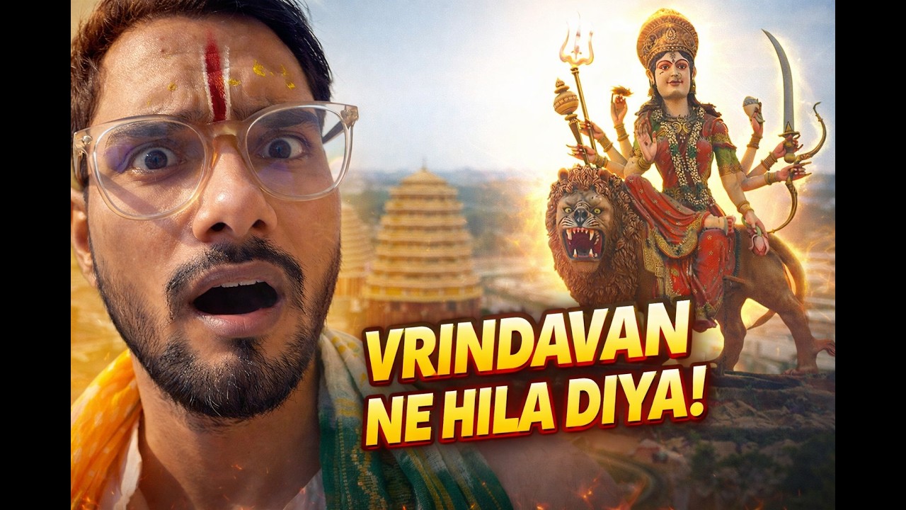 Vrindavan Mein Yeh Darshan Expect Nahi Tha! 😳 | 4 Dham Vrindavan Yatra