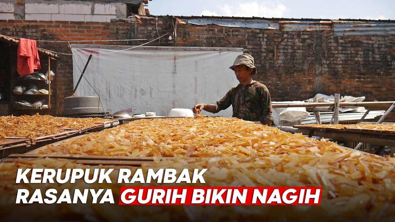 Melihat Proses Pembuatan Kerupuk Rambak dari Kulit Kerbau