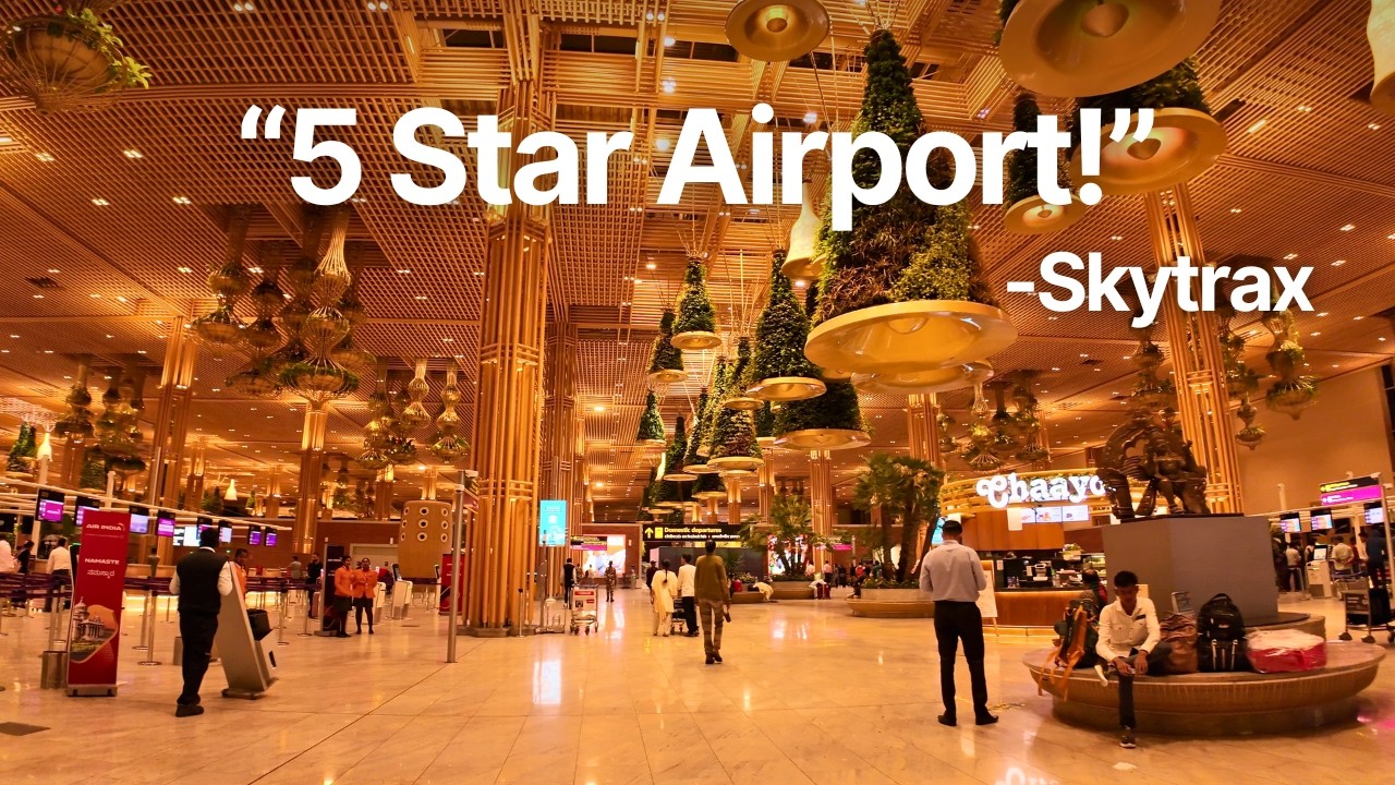 World's Most Beautiful Airport at Night! Air India A350 to Mumbai & Chennai | Trip Report