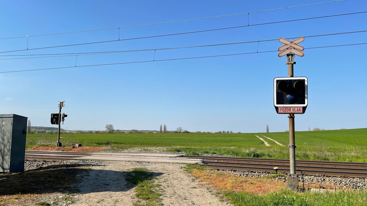 LIVESTREAM #31: Železniční přejezd Ostrá #2 [P3608] - 22.4.2023 / Czech railroad crossing