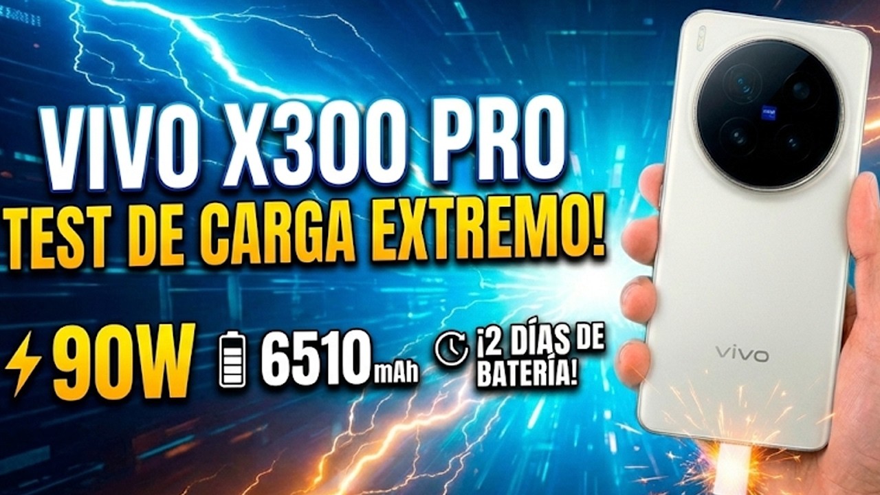 ¿El MÁS RÁPIDO del Mundo? VIVO X300 Pro Test de Carga ⚡