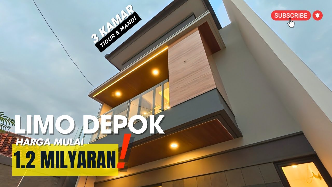 RUMAH MODERN MINIMALIS DI LIMO DEPOK