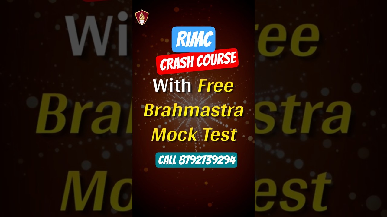 Boost Your RIMC Preparation With Best Crash Course | Call 📞 8792739294 #rimc #online #course #best