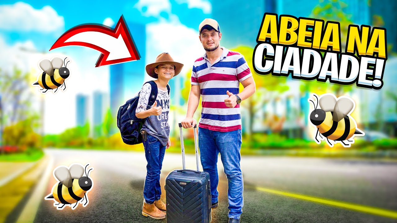 PEÃO ABEIA na CIDADE GRANDE * Muito Engraçado