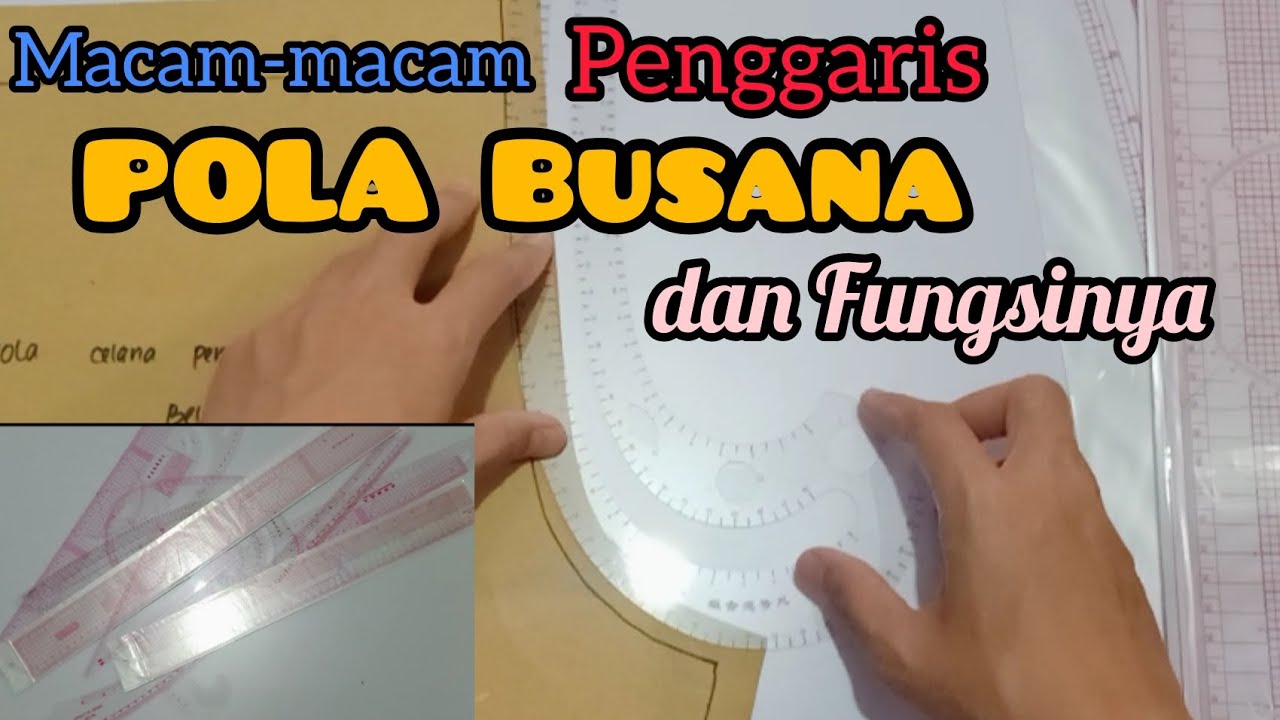 Macam-macam penggaris untuk membuat pola pakaian dan fungsinya #pemula #tutorialmenjahit