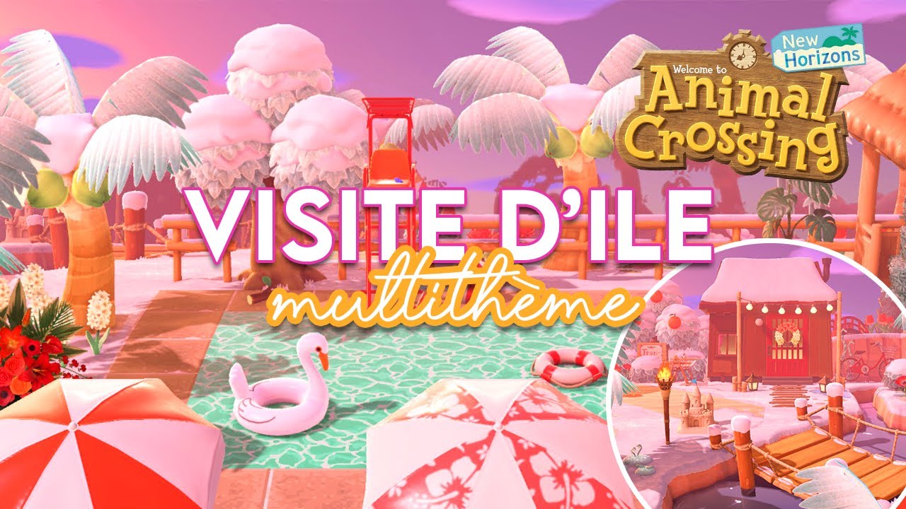 VISITE D'ÎLE HIVERNALE MULTI-THEME ✨ - ANIMAL CROSSING NEW HORIZONS #christmas