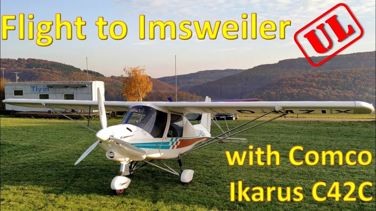 ✈ Flug nach Imsweiler mit einer Comco Ikarus C42C