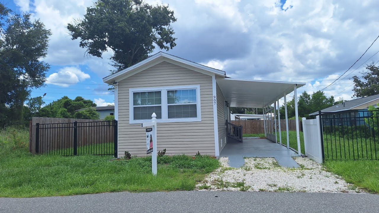 Se Vende Mobile Home con Terreno Incluido de 2 Dormitorios 1 Baño en Lakeland, Florida 33815
