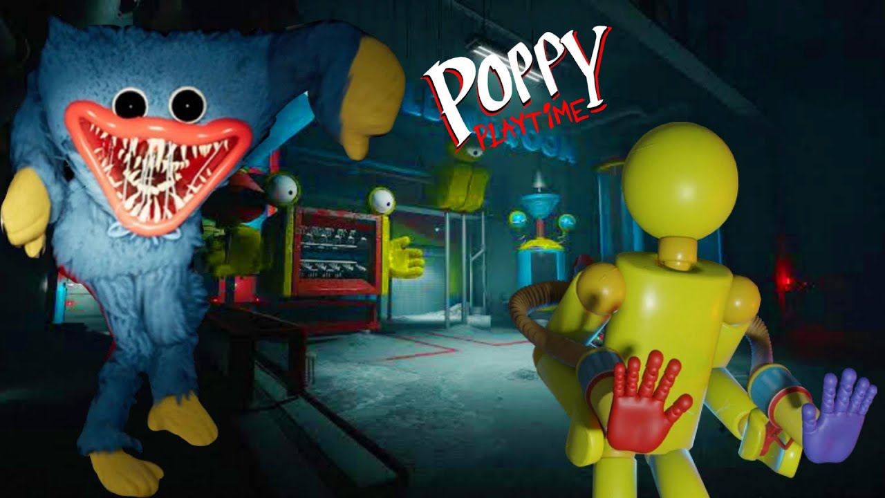 Poppy playtime chapter 1 full gameplay | huggy wuggy 