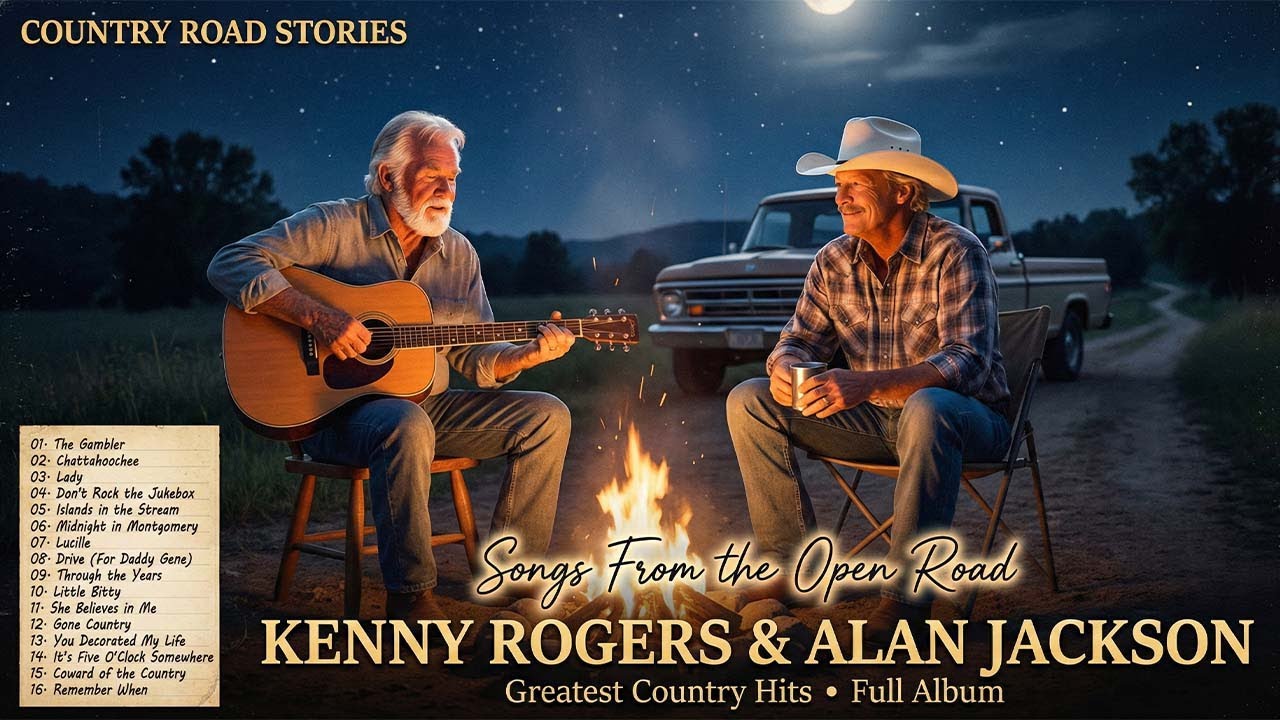 Timeless Country Legends ❤️ Kenny Rogers & Alan Jackson  Best Songs of All Time 🎶