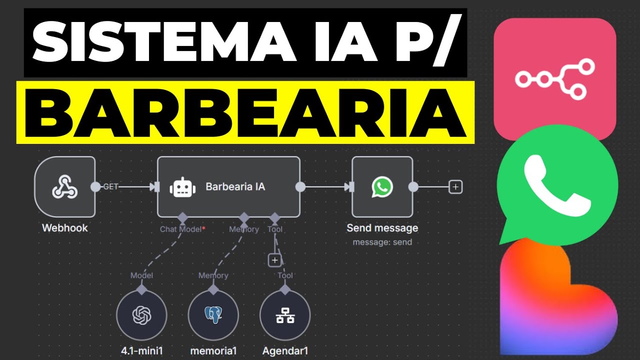 Agente de IA para BARBEARIA com sistema completo usando N8N + LOVABLE