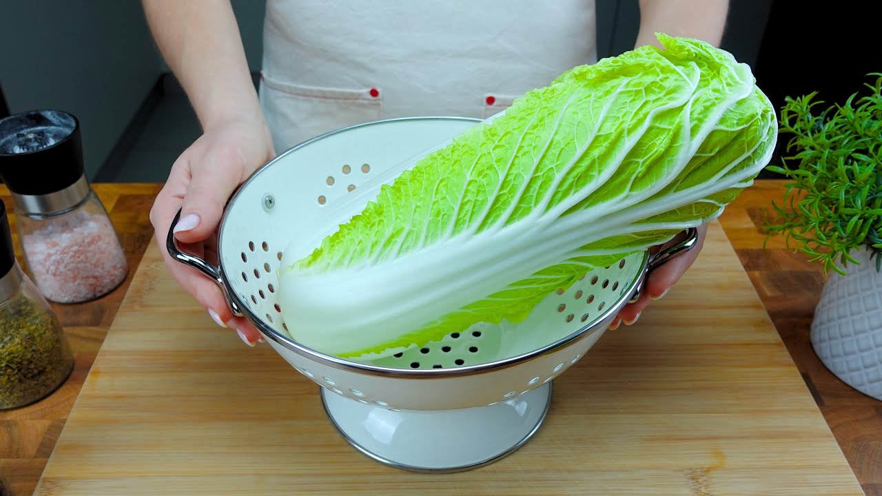 У вас дома есть китайская капуста? Приготовьте этот простой и вкусный рецепт! Красиво и вкусно