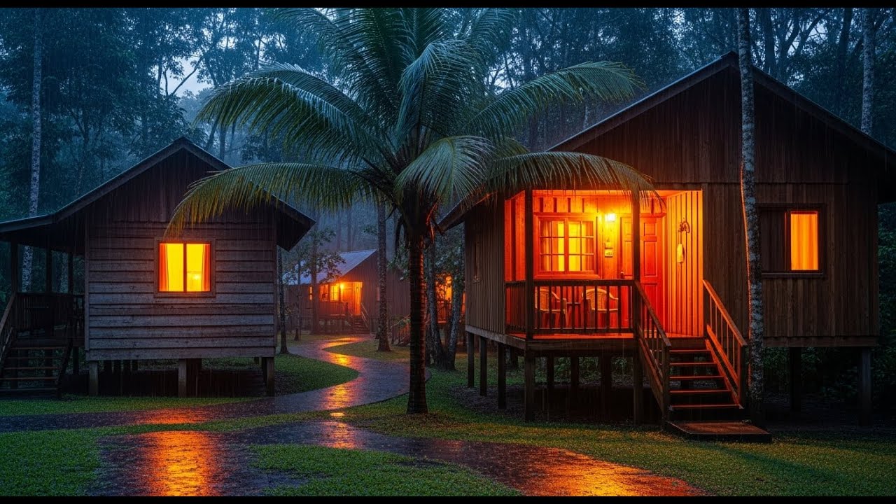 Rain Sounds for Sleeping 😴 Long Heavy Rain Ambience for Deep Sleep, Anxiety Relief & Quiet Nights