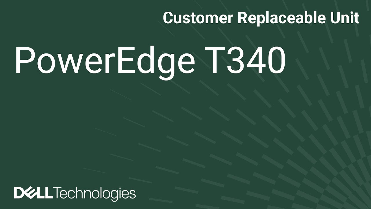 Dell PowerEdge T340: Remove/Install PIB