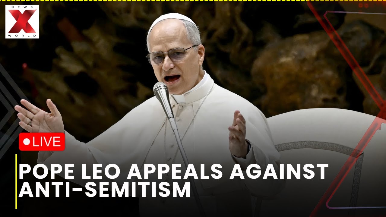 Pope Leo LIVE : Pope Leo Marks Holocaust Commemoration With Anti-Semitism Appeal | NewsX World