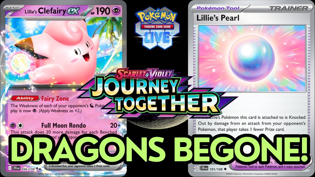 Lillie's Clefairy ex is the BEST new Journey Together deck!