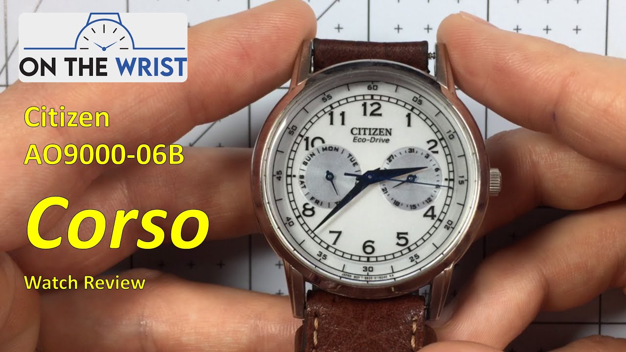 Citizen EcoDrive Corso AO9000-06B Watch Review