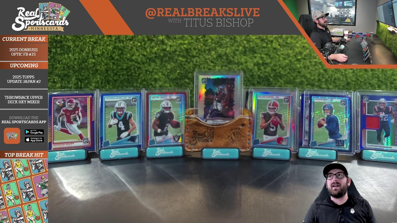 2025 Donruss Optic Football #15 Mixer Pick Your Team w/ Optic H2! (2/7/26)