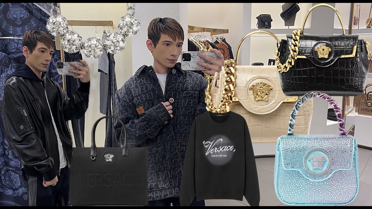 VERSACE SHOPPING VLOG!!!! My Versace Christmas List!