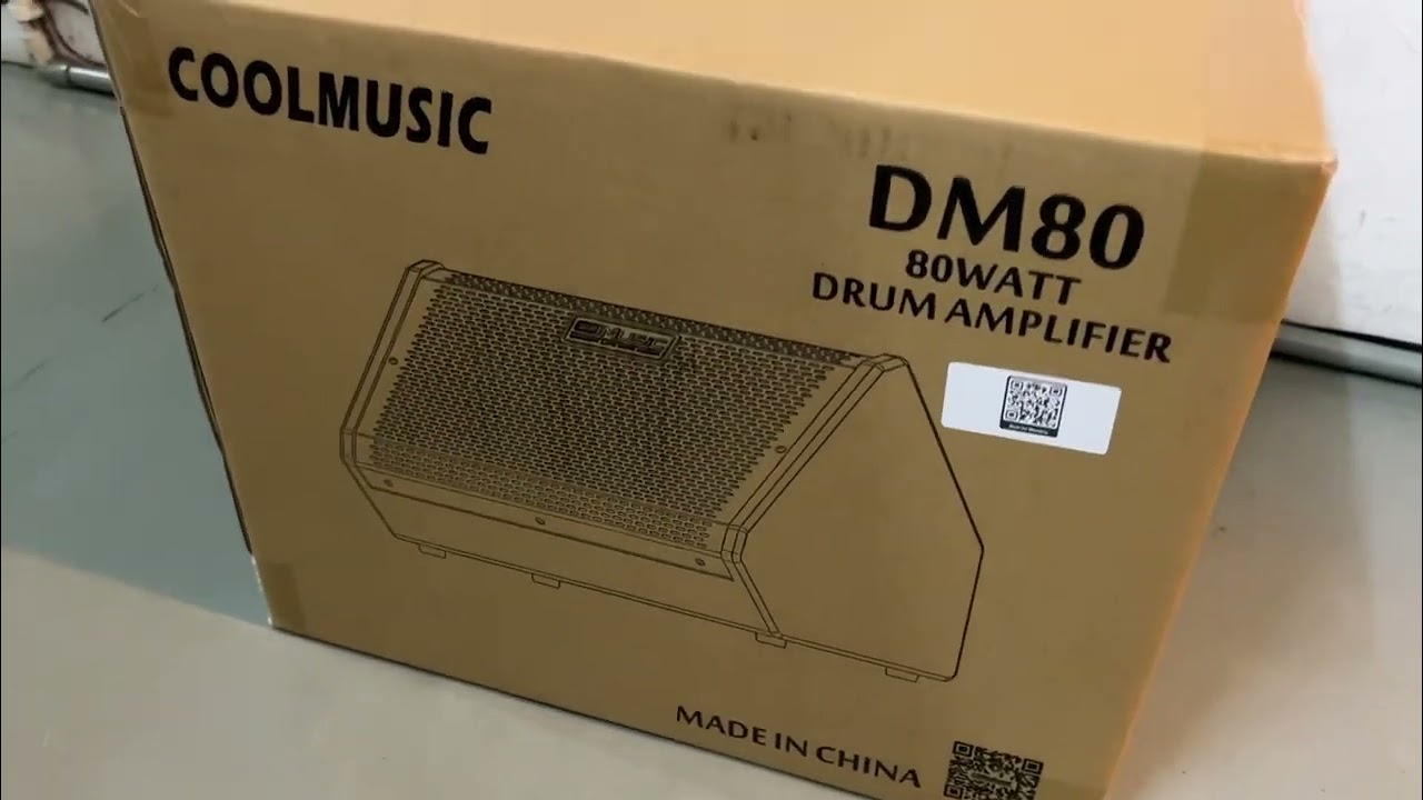 Alesis Command Mesh Electronic Drum Kit installation+ sound test/with cool music Dm80watt amplifier