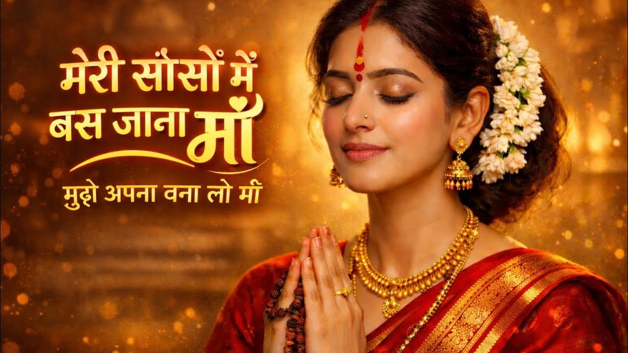 मेरी साँसों में बस जाना माँ 🙏 मुझे अपना बना लो माँ | Heart Touching Mata Bhajan | Latest Bhakti Song