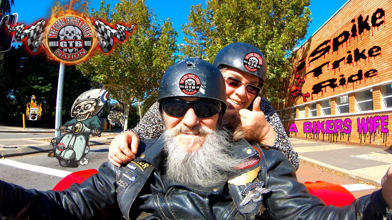 A BIKERS WIFE - MEET & GREET - TRIKE RIDE Around The City Of PERTH Western Australia + Special Gift