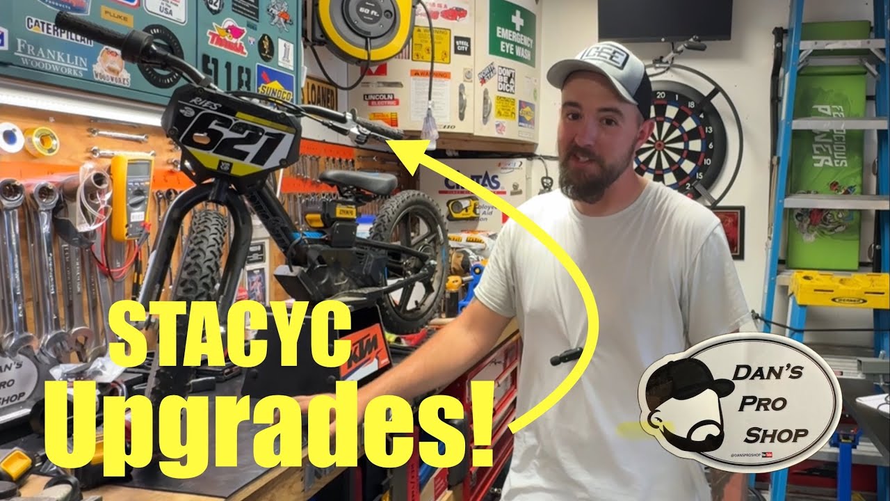 Stacyc 16 E Drive Throttle, brakes, & bars...UPGRADES YOU NEED!