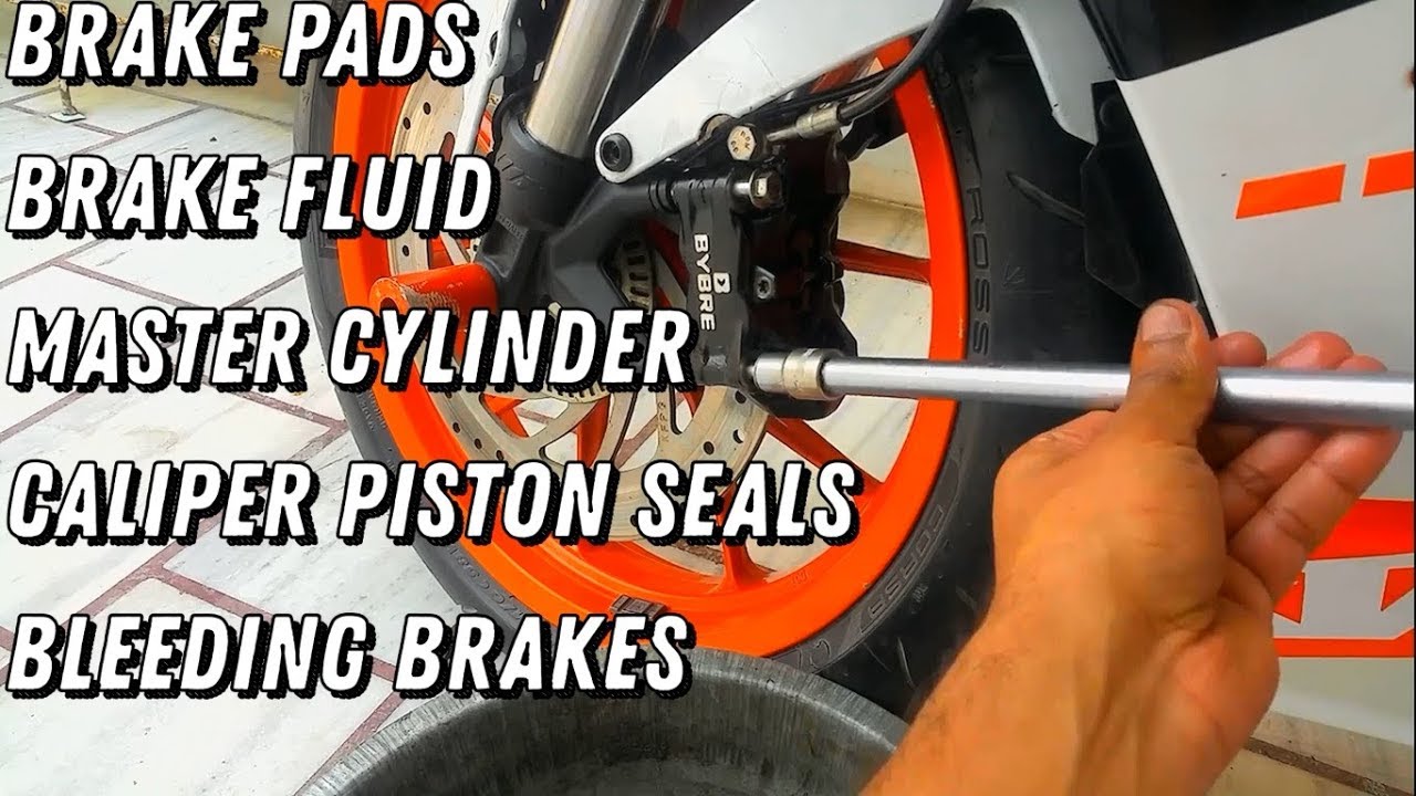 KTM Duke/RC 390 Complete Brake Assembly Rebuild at Home.