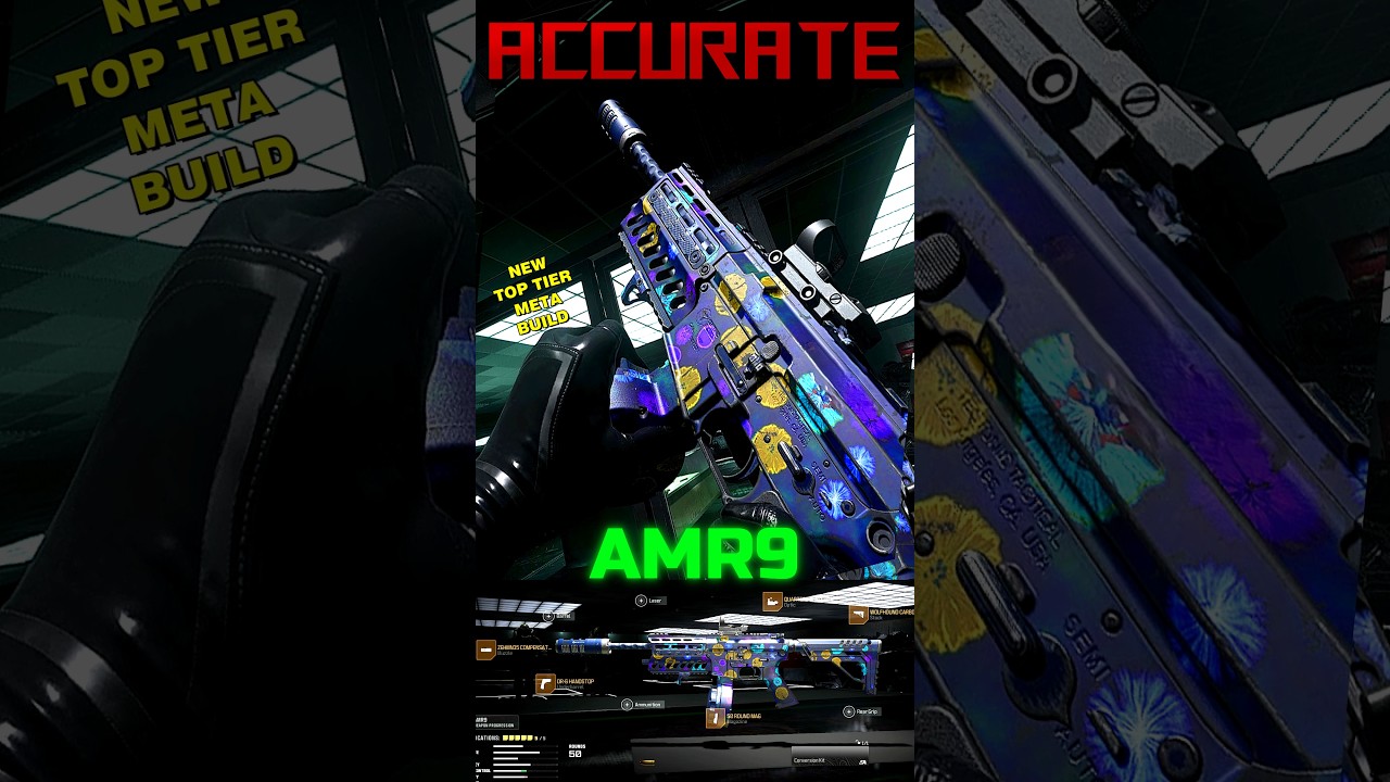 This *AMR9* Build is ACCURATE 🔥 | Best Class Setup | META | MW3 | COD WARZONE #shorts #viral