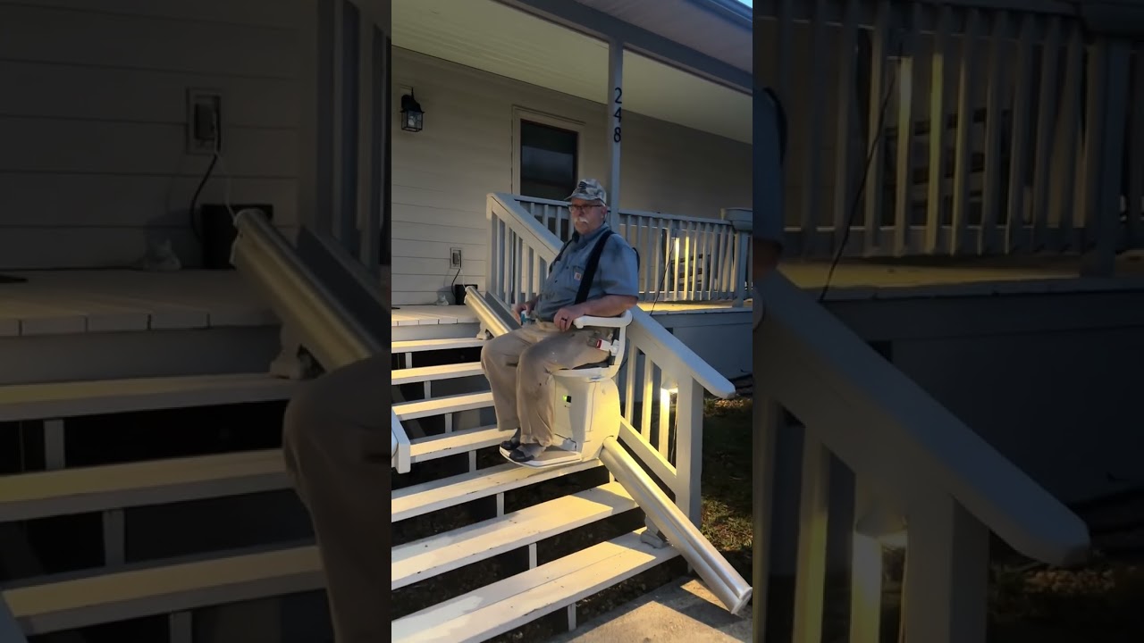 Handicare 1000 Outdoor Straight Stairlift Ride &ndash; Alexandria VA Installation | HomePro Mobility 2026