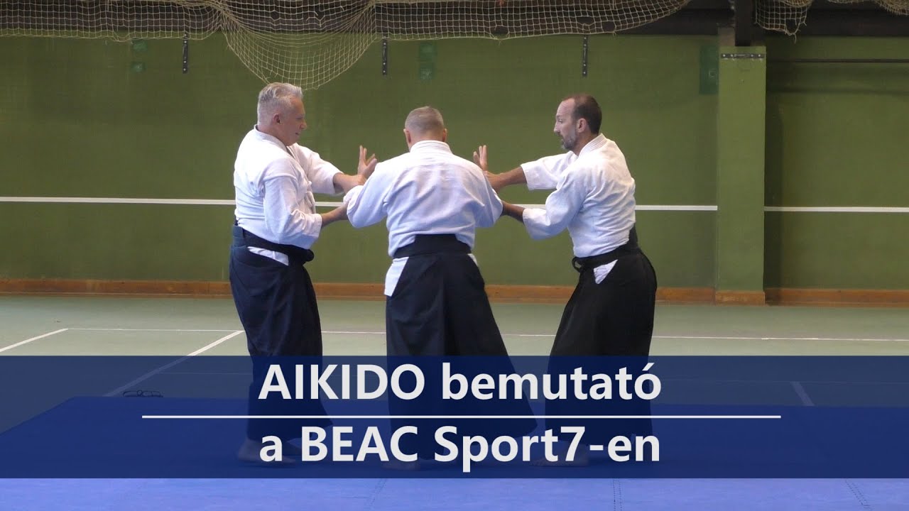 Rektori aikido-bemutató a BEAC SPORT7-en