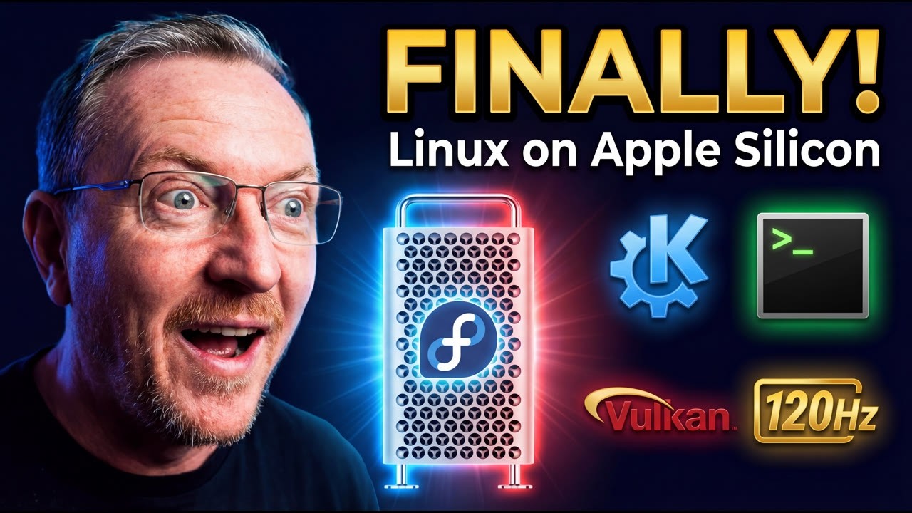 Fedora Asahi Remix 43: obsługa Mac Pro, 120 Hz i werdykt administratora systemu