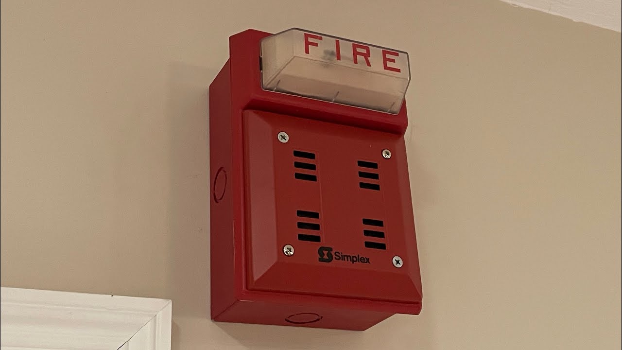 Basement Fire System Test 49 | Simplex 4903 Strobe Plates and Mechanical Horns