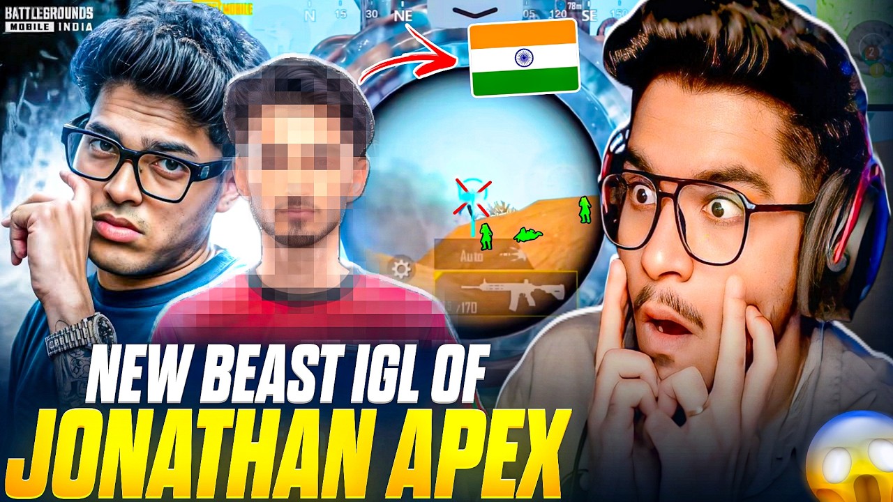 😭FINALLY NEW IGL REVEAL OF @JONATHANGAMINGYT TEAM APEX GAMING 😭VampFyre Reacts Just JELLY Bgmi