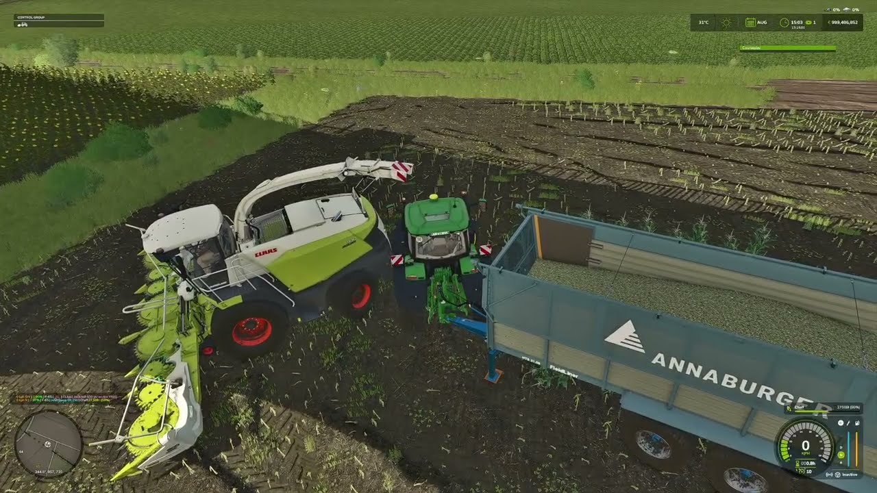 Corn Silage Harvesting, ReShade Grafix,  Fs25 , gaming, TharroGaming
