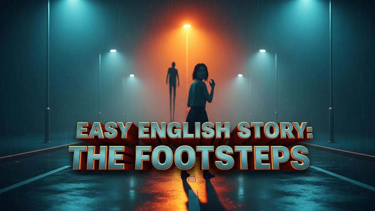 Легкая история для начинающих на английском языке | The Footsteps 😱