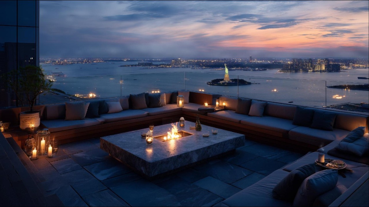 Relaxing Evening Café Jazz ☕ Calm Coffee Shop Ambience for Study, Work & Relaxation
